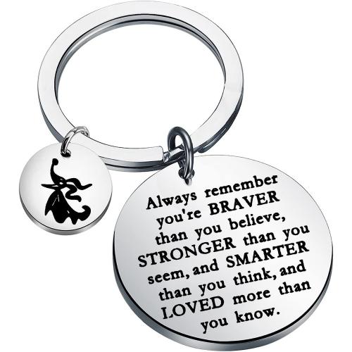 304 Stainless Steel Key Lukko, Litteä pyöreä, Halloween Design & Unisex & kirjaimella kuvio, alkuperäinen väri, 30x30mm, Myymät PC