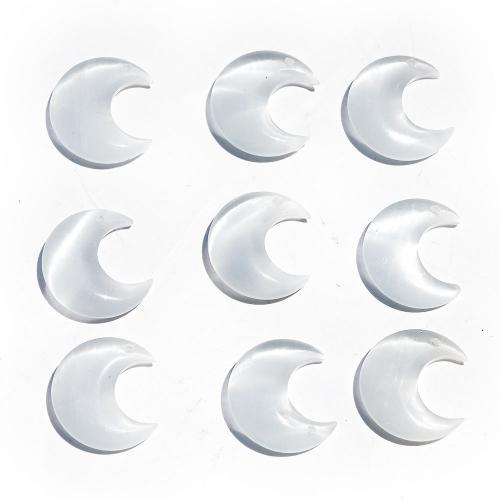 Cats Eye Pendants Moon DIY white Sold By PC