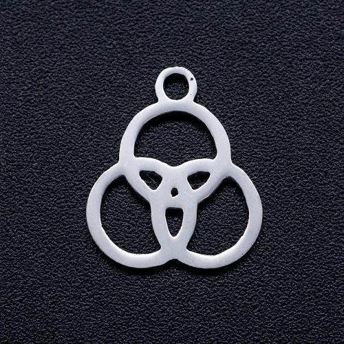 Titanium Steel Pendants polished DIY original color Approx Sold By Bag