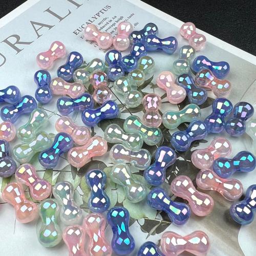 Plated Acrylic Beads colorful plated DIY Approx Sold By Bag