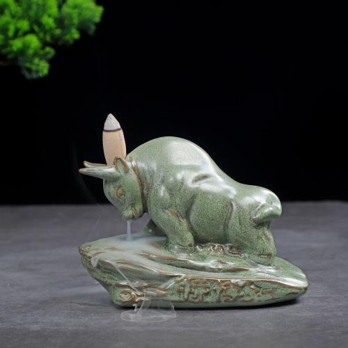 Backflow Incense Burner Porcelain half handmade for home and office & durable Sold By PC