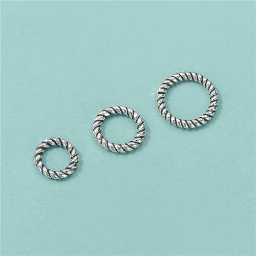 Argento 925 Jump Ring, 925 argento sterlina, Ciambella, Vintage & DIY & formato differente per scelta, Venduto da PC