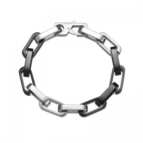 Bracciale gioielli in acciaio inossidabile, 304 acciaio inox, placcato, unisex, nessuno, Lunghezza Appross. 22 cm, Venduto da PC