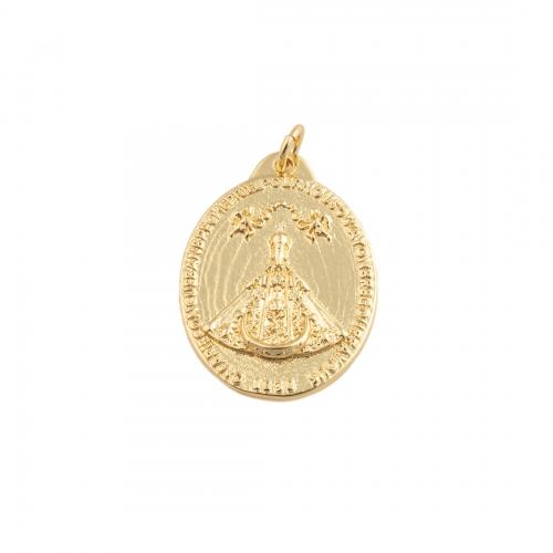 Brass Jewelry Pendants fashion jewelry & Unisex golden nickel lead & cadmium free Sold By PC