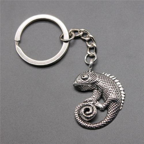 Sinc Alloy Príomh Clasp, le Iarann, Lizard, plátáilte, jewelry faisin, dathanna níos mó le haghaidh rogha, nicil, luaidhe & caidmiam saor in aisce, 26x36mm, Díolta De réir PC