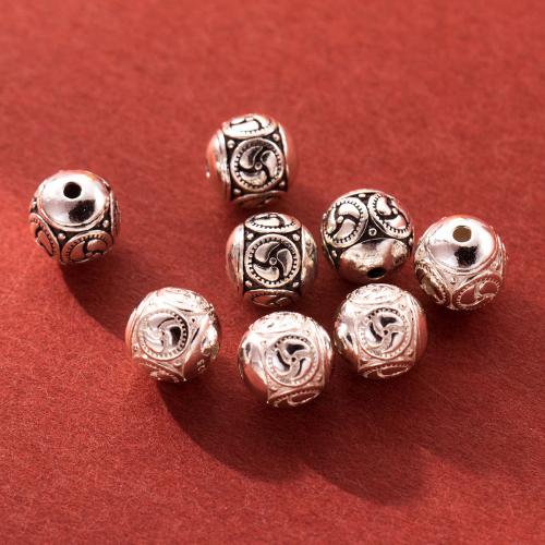 925 Sterling zilveren kralen, DIY, meer kleuren voor de keuze, 10mm, Gat:Ca 1.8mm, Verkocht door PC