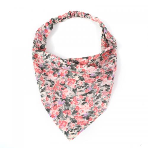 Chiffon Scarf Triangle tie-dye fashion jewelry & for woman Sold By PC