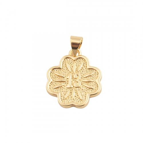 Brass Jewelry Pendants fashion jewelry & Unisex golden nickel lead & cadmium free Sold By PC