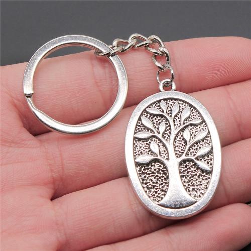 Sinc Alloy Príomh Clasp, le Iarann, Oval, plátáilte, jewelry faisin, airgid, nicil, luaidhe & caidmiam saor in aisce, 25x38mm, Díolta De réir PC