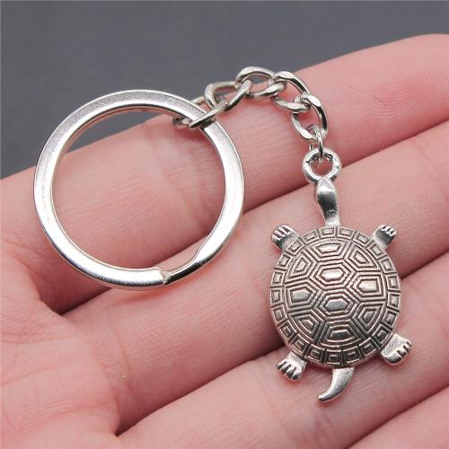 Zinc Alloy Key Clasp with Iron Turtle plated fashion jewelry nickel lead & cadmium free Sold By PC