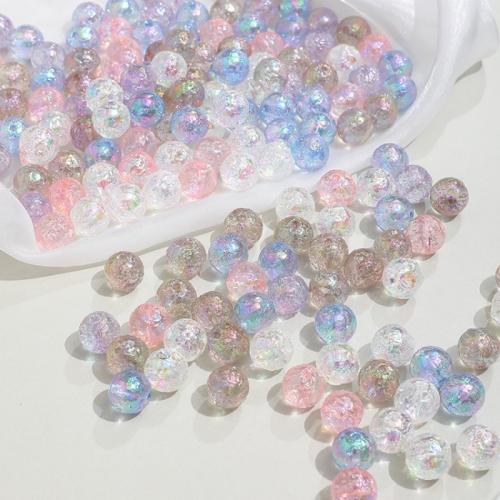 Plated Acrylic Beads Round UV plating DIY 16mm Approx Sold By Bag