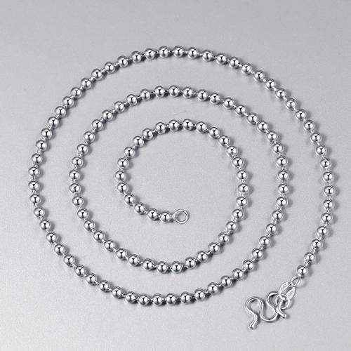 Sterling Silver Κολιέ, 925 ασημένιο ασήμι, κοσμήματα μόδας & διαφορετικό μέγεθος για την επιλογή & για τον άνθρωπο, νικέλιο, μόλυβδο και κάδμιο ελεύθεροι, Sold Με PC