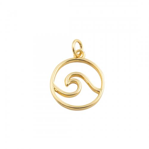 Brass Jewelry Pendants fashion jewelry & Unisex golden nickel lead & cadmium free Sold By PC