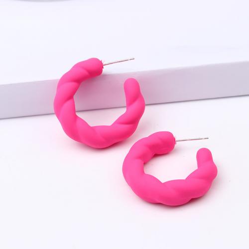 Acrylic Jewelry Earring stoving varnish fashion jewelry & for woman Sold By Pair