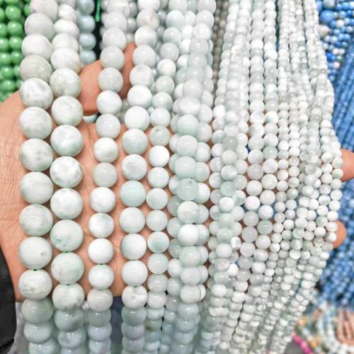 Perles bijoux en pierres gemmes, Angelite, Rond, DIY & normes différentes pour le choix, Vendu par brin