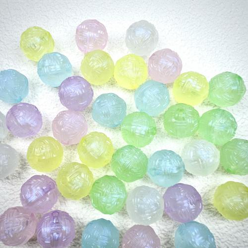 Acrylic Jewelry Beads DIY & luminated 16mm Approx Sold By Bag