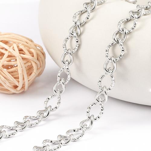 Nehrđajućeg čelika Nekclace Chain, 304 nehrđajućeg čelika, elektrolizacija, možete DIY, nikal, olovo i kadmij besplatno, Prodano By m