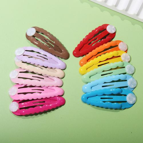 Hair Snap Clips Zinc Alloy painted Girl & enamel nickel lead & cadmium free Sold By PC