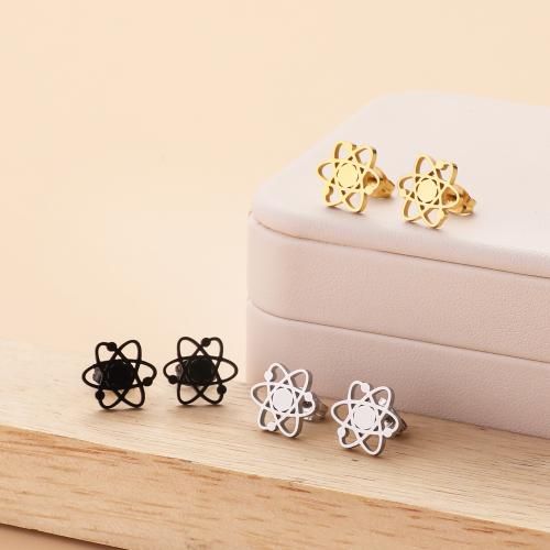 Roestvrij staal Stud Earrings, 304 roestvrij staal, Vogel, plated, voor vrouw, meer kleuren voor de keuze, 12x11mm, 12paren/Bag, Verkocht door Bag