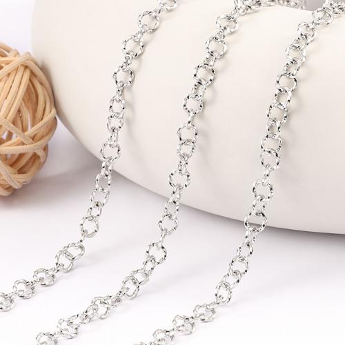 Nehrđajućeg čelika Nekclace Chain, 304 nehrđajućeg čelika, elektrolizacija, možete DIY, nikal, olovo i kadmij besplatno, Približno 2m/Torba, Prodano By Torba