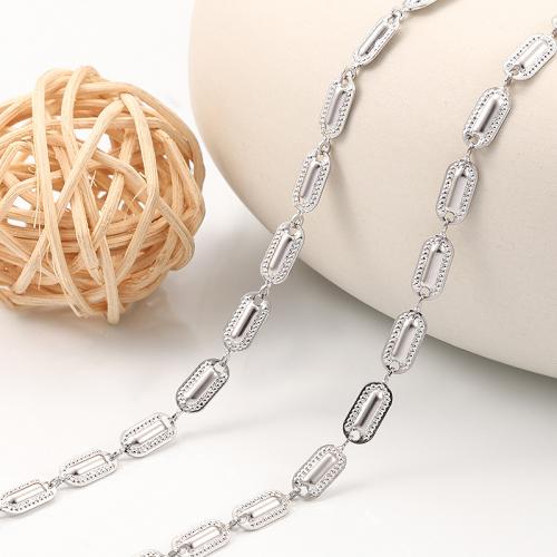 Stainless Steel Necklace Chain 304 Stainless Steel electrolyzation DIY nickel lead & cadmium free Approx Sold By Bag