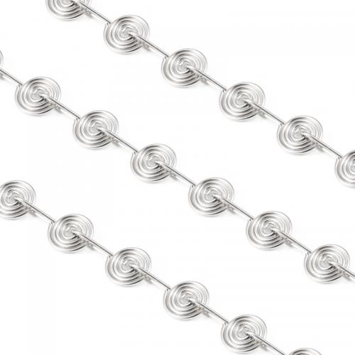 Nehrđajućeg čelika Nekclace Chain, 304 nehrđajućeg čelika, elektrolizacija, možete DIY, nikal, olovo i kadmij besplatno, Prodano By m