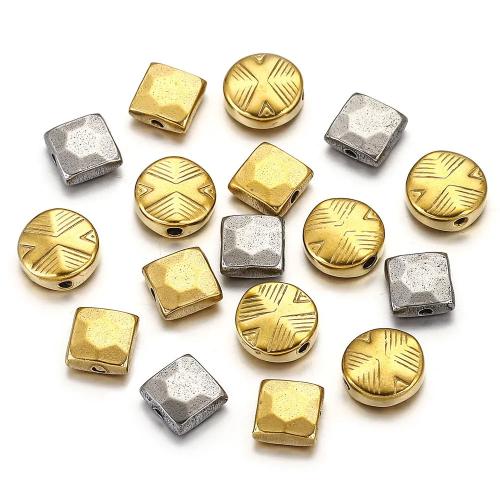 Acier inoxydable Spacer Perles, Acier inoxydable 304, DIY & styles différents pour le choix, plus de couleurs à choisir, 10PC/sac, Vendu par sac