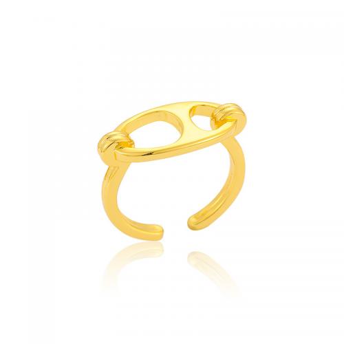 Bague en laiton, fruitcéréale, Placage de couleur d'or, bijoux de mode & pour femme, protéger l'environnement, sans nickel, plomb et cadmium, cuff finger ring diameter about 2.1cm, Vendu par PC