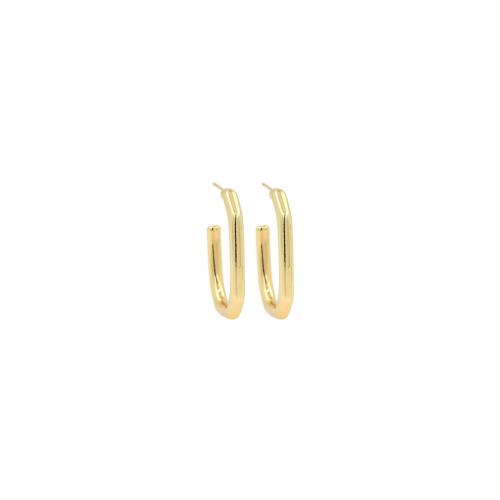 Brass Stud Earring plated fashion jewelry & for woman nickel lead & cadmium free Sold By Pair