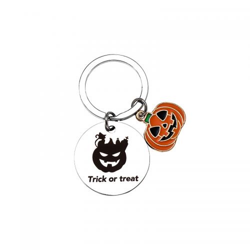 Stainless Steel Key Kapcsos, 304 rozsdamentes acél, Halloween tervezés & különböző stílusokat a választás, nikkel, ólom és kadmium mentes, 30mm, Által értékesített PC