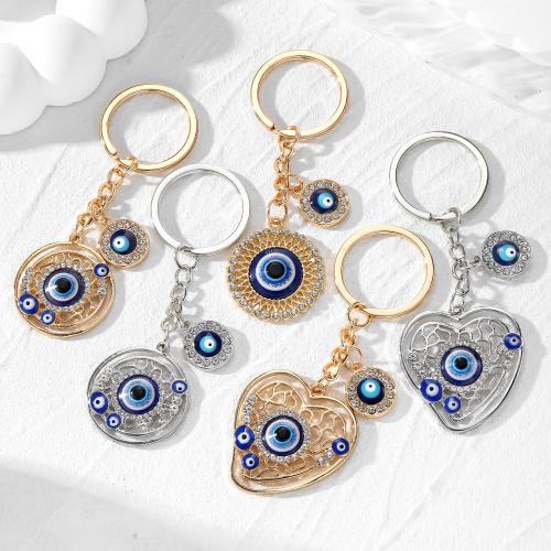 Zinc Alloy Key Lås, med Resin, Hand, forgyldt, mode smykker & forskellige design til valg & med rhinestone, flere farver til valg, nikkel, bly & cadmium fri, Solgt af PC