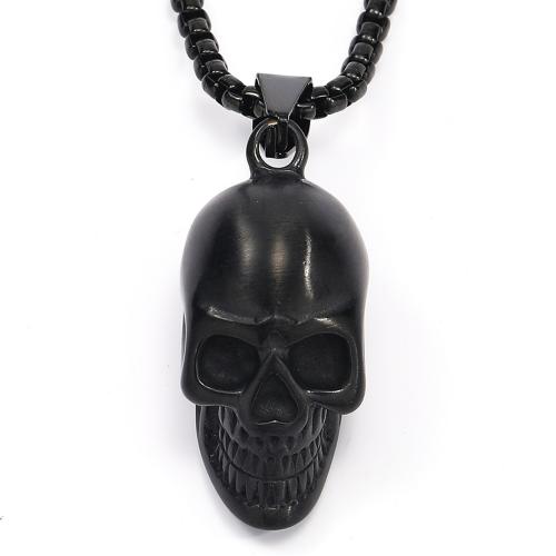 Smycken uppsättningar, Titan Stål, Skull, plated, Unisex & olika stilar för val, fler färger för val, Säljs av PC