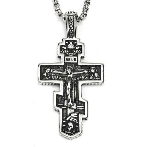 Smycken uppsättningar, Titan Stål, Cross, plated, Unisex & olika stilar för val, fler färger för val, Säljs av PC