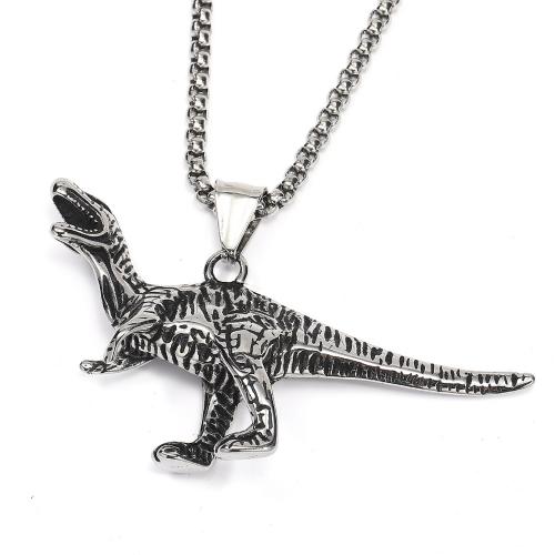 Smycken uppsättningar, Titan Stål, Dinosaur, plated, Unisex & olika stilar för val, fler färger för val, Säljs av PC