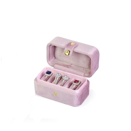 Velvet Ring Box Rectangle dustproof Sold By PC