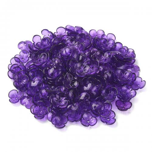 Spacer Beads Jewelry Acrylic Flower DIY Sold By Bag