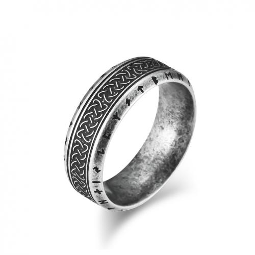 Titantium Steel Finger Ring, Titanium Steel, csiszolt, egynemű & különböző méretű a választás, több színt a választás, Által értékesített PC