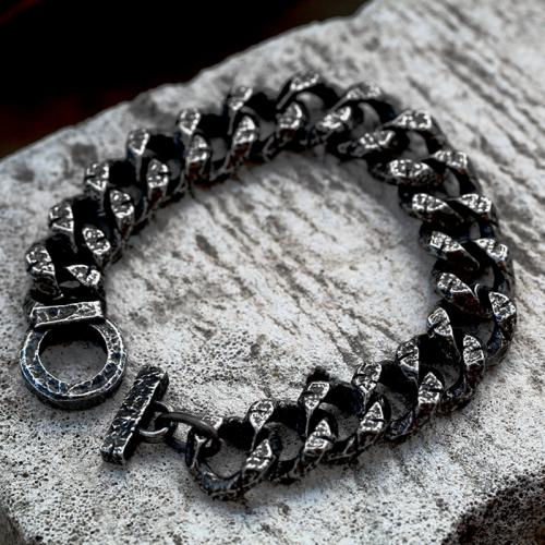 Titanium Steel Bracelet vintage & for man Sold By PC