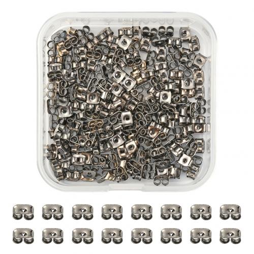 Ear Iron Nut Component, Σίδερο, με Πλαστικό κουτί, Ορθογώνιο παραλληλόγραμμο, χρώμα επάργυρα, DIY, νικέλιο, μόλυβδο και κάδμιο ελεύθεροι, 53x20x54mm, Sold Με Box