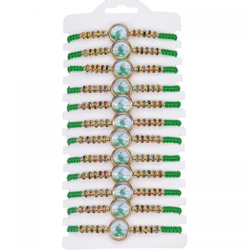 Pulsera de Aleación de Zinc, Cordón de nudo, con aleación de zinc, Joyería & diferentes patrones para la opción, más colores para la opción, Circumference 8-28cm, Vendido por UD