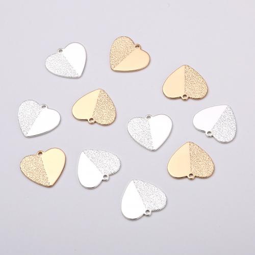 Μενταγιόν Brass Heart, Ορείχαλκος, Καρδιά, DIY, περισσότερα χρώματα για την επιλογή, νικέλιο, μόλυβδο και κάδμιο ελεύθεροι, 13x15mm, Sold Με PC