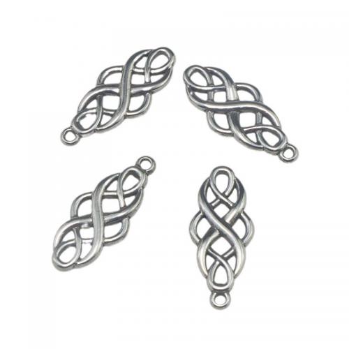 Nerezová ocel Šperky Přívěsky, 304 Stainless Steel, lesklý, DIY, Původní barva, 33x13mm, Prodáno By PC