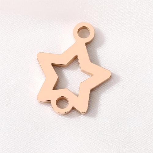 チタン鋼 コネクター, 星, メッキ, DIY & 1/1 ループ, 無色, 15.50x1.50x20mm, 売り手 パソコン