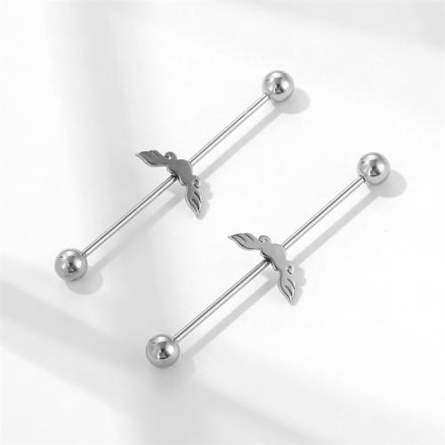 Titanium Steel  Earring plated fashion jewelry Sold By PC