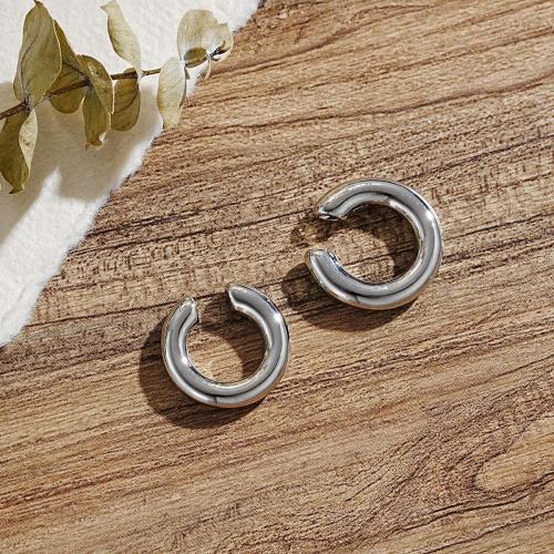 Zinc Alloy Oorbellen, mode sieraden & voor vrouw, meer kleuren voor de keuze, nikkel, lood en cadmium vrij, Inner diameter: 10mm/11mm; Outer diameter: 16/18., Ca 2pC's/Lot, Verkocht door Lot