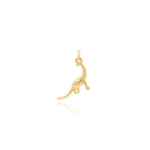 Messing hangers, Giraffe, 18K verguld, mode sieraden & DIY, nikkel, lood en cadmium vrij, 17x15.20x3.70mm, Verkocht door PC