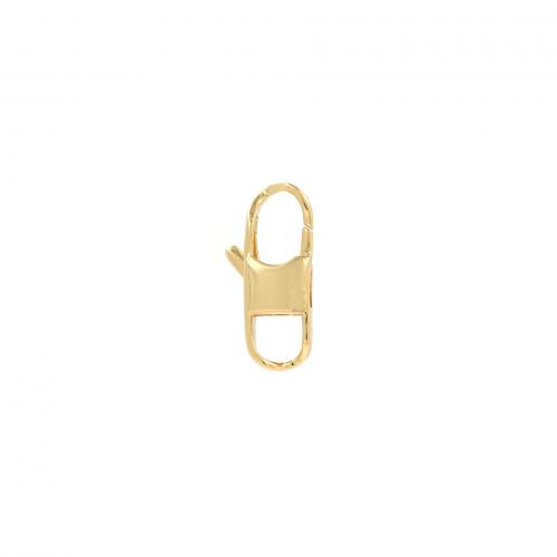 Brass Homár Kapcsos, Sárgaréz, 18K aranyozott, divat ékszerek & DIY, nikkel, ólom és kadmium mentes, 10.80x23x4mm, Által értékesített PC