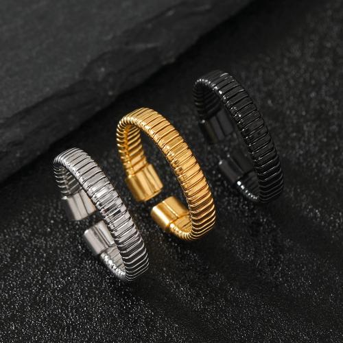 Rozsdamentes acél Finger Ring, 304 rozsdamentes acél, divat ékszerek & egynemű, több színt a választás, diameter 17mm, Által értékesített PC