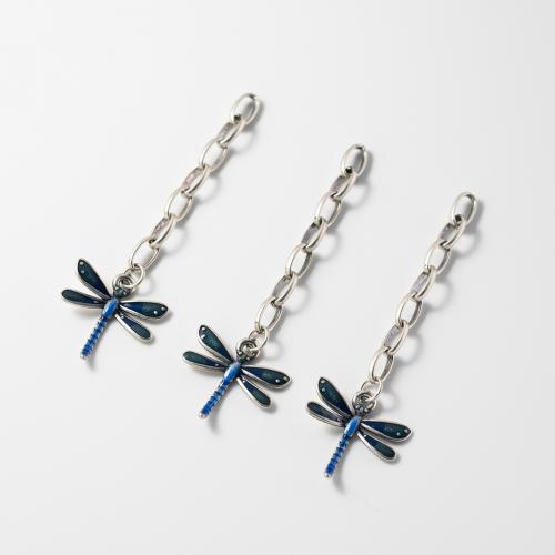 925 Sterling Silver κρεμαστό κόσμημα, 925 ασημένιο ασήμι, Dragonfly, DIY & εποξική αυτοκόλλητο, νικέλιο, μόλυβδο και κάδμιο ελεύθεροι, 15x48mm, Sold Με PC