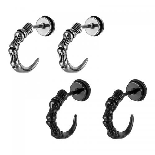 Titanium Steel  Earring plated fashion jewelry Sold By PC